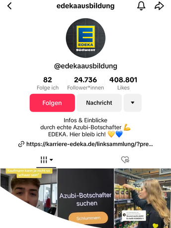 EDEKA bei TikTok