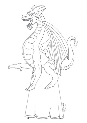 Boceto escogido por el ayuntamiento.