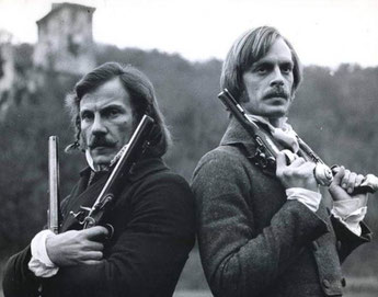 Harvey Keitel and Keith Carradine in 'The Duellists' (1977).