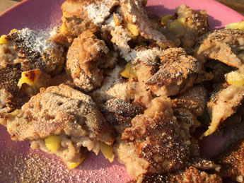 vegane glutenfrei palmölfrei zuckerfrei Apfelschmarrn