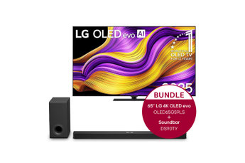 Das Titelbild zu Männerquatsch Podcast Folge 208 (LG OLED 4K Smart TV, Soundbar, Hue Ambience Lightstrip, Whisky Dokumentation) zeigt einen ein "65 Zoll LG OLED evo AI G5 4K Smart TV + 5.1.3 Kanal LG TV Soundbar DS90TY".