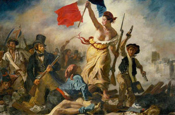 dictée la liberté guidant le peuple cm2