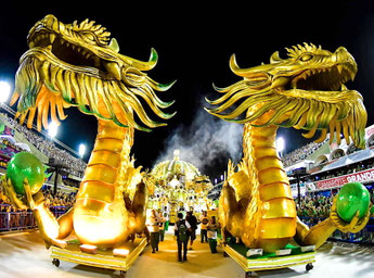 le carnaval de rio dictée dragon