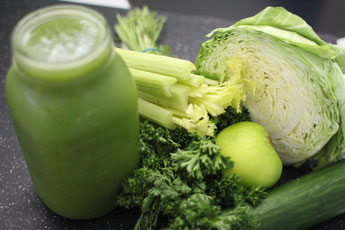 Gemüse, green smoothie