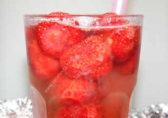 Cocktail mit Erdbeeren