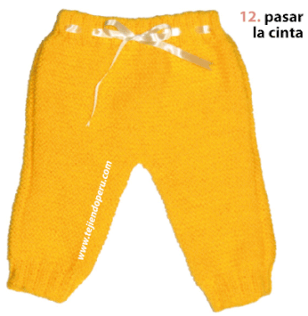 Pantalones tejidos a palillos para bebes hotsell