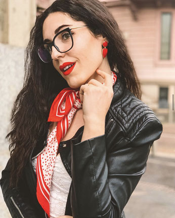 foulard - Olimpietta - Bijou Brigitte - jewelry - accessories - rosso