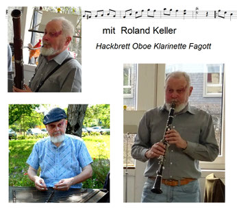 Roland Keller Hackbrett Fagott KlarinetteUrsula Eugster und Thomas Osterwalder sind im Lehrberuf tätig. Ralph Gerber und Sepp Schuler züchten Burenziegen