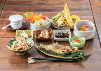 いろり庵のおまかせランチ「きのこランチ」