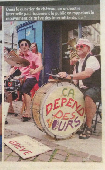 Honneur de la presse pour la fête de la musique Pau 2014