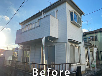 【施工事例】外壁塗装ビフォー写真｜春日部市Ｉ様邸