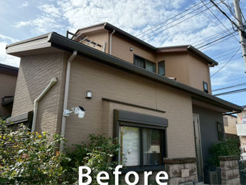 【施工事例】外壁塗装ビフォー写真｜さいたま市岩槻区Ｋ様邸