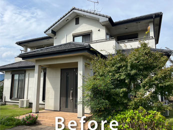 【施工事例】外壁塗装ビフォー写真｜春日部市Ｉ様邸