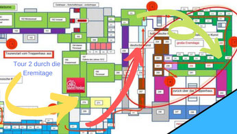 Tour durch die Eremitage Schema