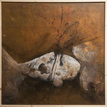  acrylique & pigments sur toile - 80x80