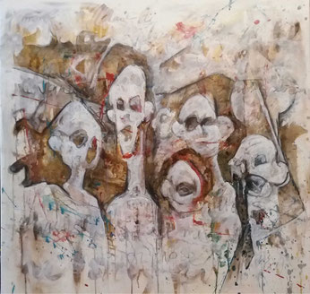acrylique sur toile - 100x100