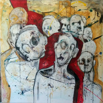 acrylique sur toile - 100x100