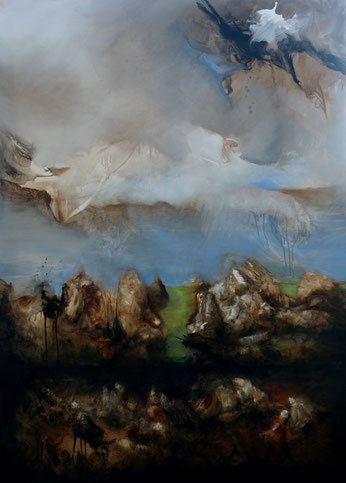 Stratus Acrylique sur toile dim162cmx114cm