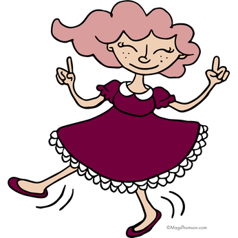 Doing happy dances is one of my favourite ways to celebrate!