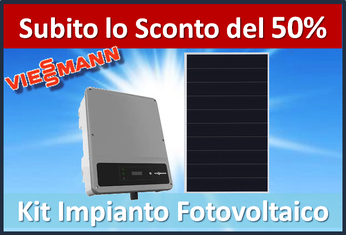 KIT FOTOVOLTAICO DA 3KW