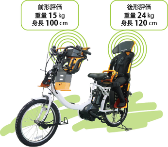 自転車用幼児座席評価用子どもダミー