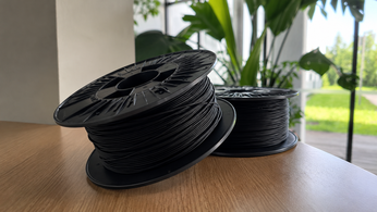 Milliwave, filament spool for 3D-printed shielding from 50 to 100 GHz