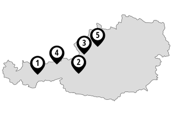 Übersichtskarte Campingplätze Österreich | BetterCamping 2026