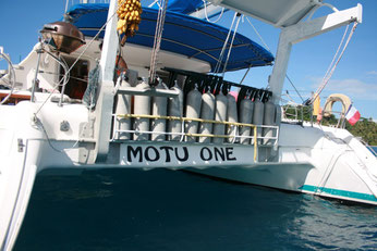 Notre catamaran : le Motu One