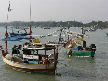 Fisherboats in Prachuap Khirikhan 