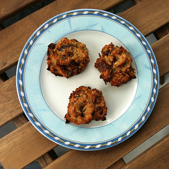 vegane, glutenfreie Kokoskuppeln
