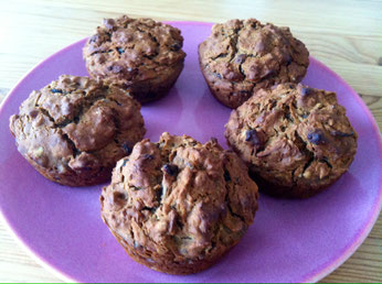 glutenfreie und vegane Apfelmuffins