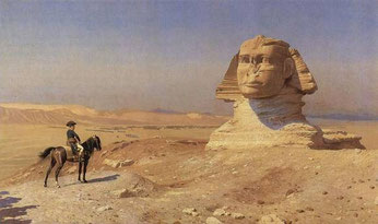 Bonaparte devant le Sphinx de Gérôme