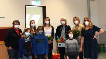 Foto: Anette Theiling, Julia Bocker, Kartin Bocker, Claudia Holle, Andrea Hunold, Theresa Nolte Paul, Jason, Jonas