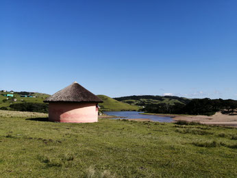 Rundhüttendorm in der Bulungula Lodge