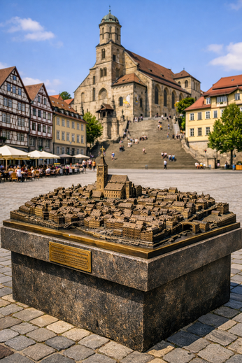 Bronze Stadtmodell