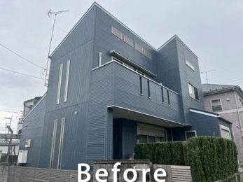 【施工事例】外壁塗装ビフォー写真｜さいたま市岩槻区Ｉ様邸