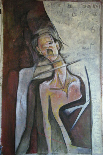 Acrylique sur drap