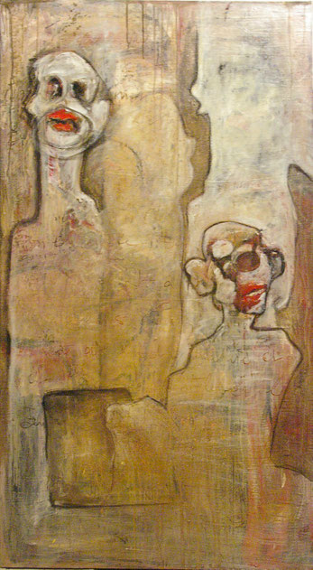 Acrylique sur toile 154 x 85 (collection privée) 