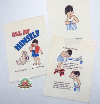 Vintage Quiet book 1950 , Spielbuch, Stoffbuch Kay Clark