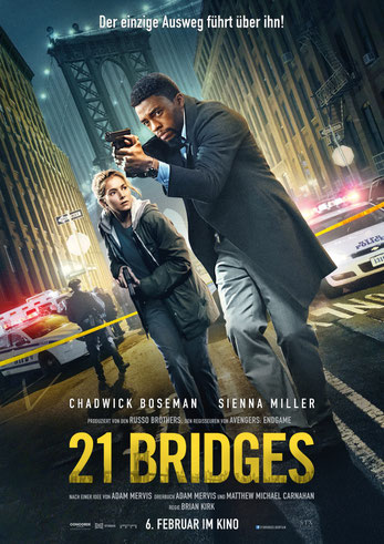 21 Bridges Plakat