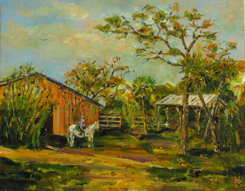 Sexton Farm, Oil, 11x14,