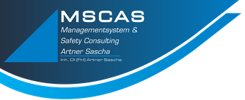 Neu gestaltetes Logo und Briefpapier für MSCAS – Sascha Artner, Unternehmensberatung und Qualitätsmanagement.