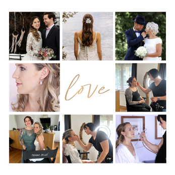 Professionelles Brautstyling: Airbrush Make-up und perfekt sitzende Brautfrisur, Packages für Bräute und Gäste in der Schweiz. Juliane Sumaj