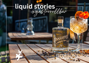 liquid stories gastrorollbar Ännädaner Brot Gin