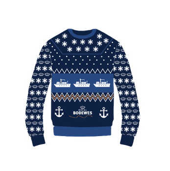 Voor ROYAL deze digitale kersttruien schets gemaakt
