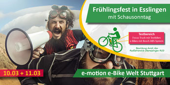 Frühlingsfest in Stuttgart mit großem Testbereich