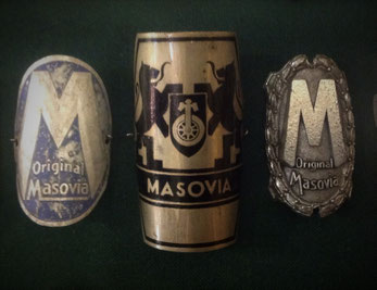 verschiedene Masovia Steuerkopfschilder 