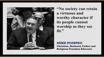 Image for the Article Entitled, “Mike Pompeo Quotes on Computer Plates” / Quotes from and Photos of Mike Pompeo