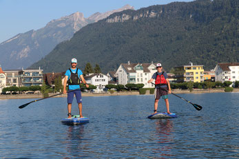 SUP Privatkurs mit SUP Instruktor SOA