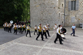 La Musique municipale de Dormans lors du 14 juillet 2019.